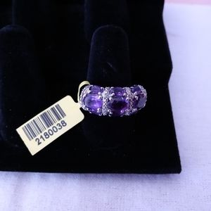 Unique Amethyst Ring